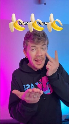 BANANAS #asl #signlanguage #coda #americansignlanguage #gwenstefani #bananas #learnsignlanguage