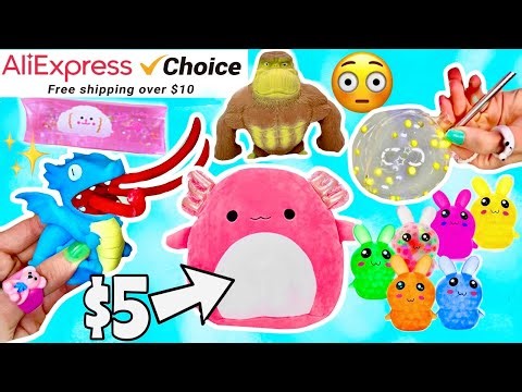 I BOUGHT THE MOST UNIQUE FIDGETS & PRODUCTS FROM ALIEXPRESS!😱😳DIY Nano Balloon + GIANT Fidget Haul