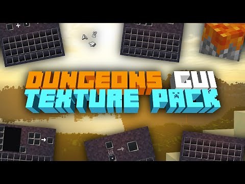 Minecraft Dungeons GUI Texture Pack - Official 1.20.1 Showcase