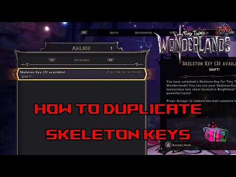 How to Duplicate Skeleton Keys | Tiny Tina's Wonderlands