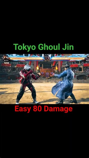 🔥 Jin Kazama Easy 80 Damage Combo for Beginners - Simple Tekken Combo 🎮