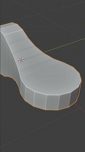 Subd + crease trick in Blender! #blender3d #blender