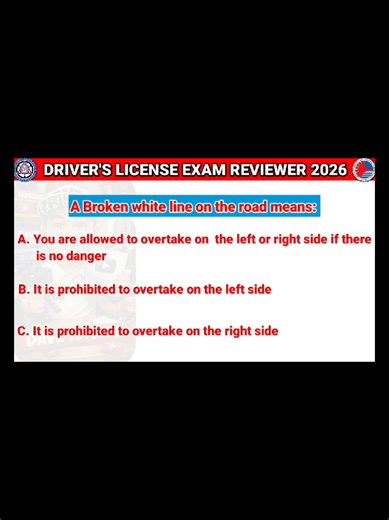 Drivers License Exam Reviewer 2026 LTO Carwahe Reviewer Part 7 #driverslicense #lto #ltoexam #ltoreviewer