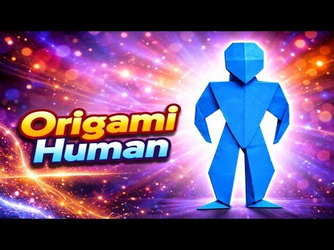 Origami Human Tutorial 👤 | Step-by-Step Paper Person (Easy & Realistic)