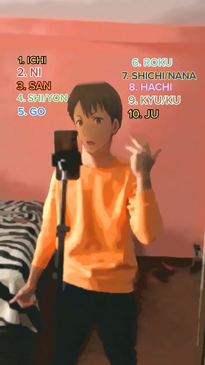 Aprende los números en japonés con esté vídeo 😉👍 #foryoupage #aprendejapones #fyp
