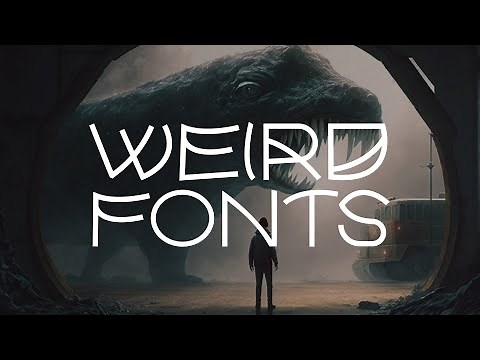 14 Weird and Wacky Fonts That Defy Conventional Design!