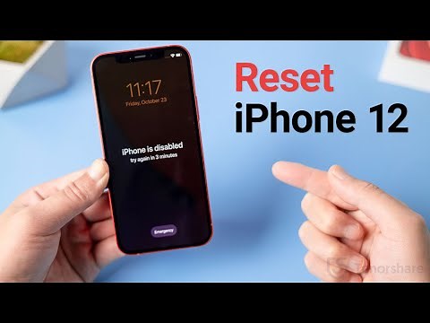 How to Reset iPhone 12/iPhone 12 Pro/iPhone 12 Mini without Passcode
