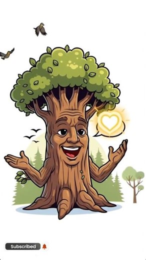 #Talking Tree || AI Cartoon || AI Tree Talking.