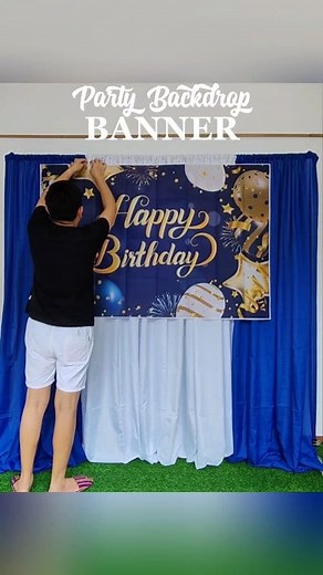 27K views · 255 reactions | Nasa comment ang link Bili na! Vinyl Party Backdrop Banner #reels #fbreels #reelsviral #reelsvideo #facebookreels #reelsfb #party #event #partyideas #partybanner #backdrop #birthdaybackdrop #partybackdrop #birthday #birthdayparty #eventstyling #craft | Rex Montalbo Vlogs | Facebook