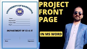 How to Create a Project Front Page in Microsoft Word | Cover Page Design in Word #msword #msword #Microsoft #Microsoft365 #microsoftWord #mswordfrontpage #mswordtips #wordshortcuts #wordtips #wordtutorial #mswordtop #mswordlecture #Majid #majidlai #trickandclick | Trick and click