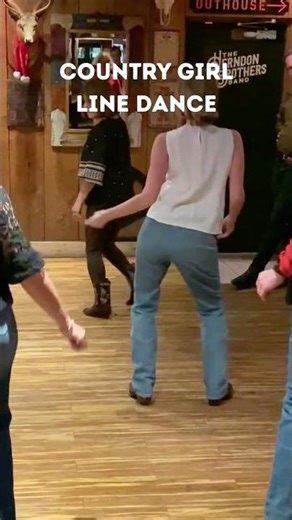 Fun Country Line Dancing Lesson #countrymusic