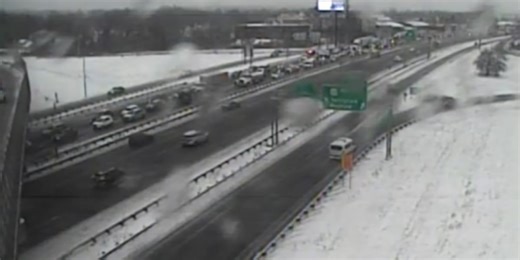 Tractor Trailer vs car crash on I-91 in Springfield, rescue made