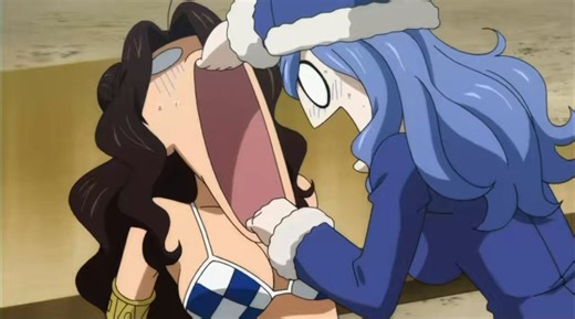 gajeel snapping juvia out of her made up graylu scenarios 😭😭