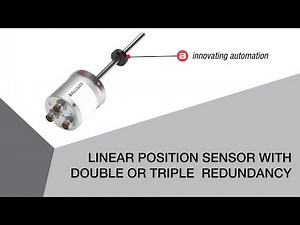 Linear Position Sensor with Double or Triple Redundancy