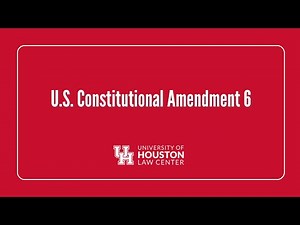 U.S. Constitutional Amendment 6