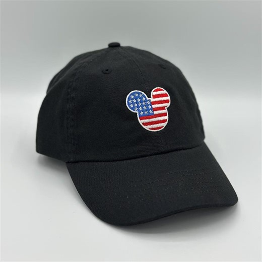 Mickey Mouse USA Embroidered Hat American Flag 4th of July Party Hats Adult Kids - Etsy