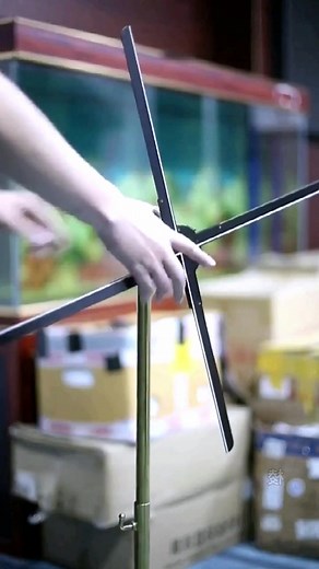 3D holographic fan advertising machine, merchant drainage#holographic #hologram #foryou