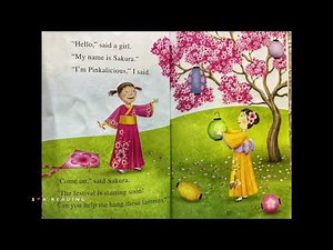 PINKALICIOUS cherry blossom SPRING STORY LEVEL ONE CHILDREN's BOOK READ ALONG