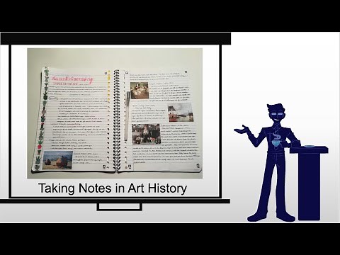 How to Take Notes in Art History 101