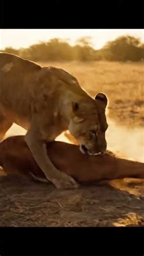 The Deadly Chase Lioness vs Gazelle Hunt!