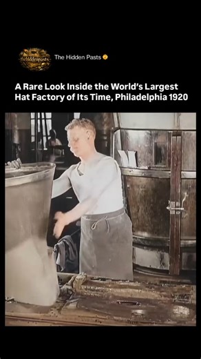 History 📌 Entertainment 📽️ News 🎤 on Instagram: "The Stetson factory in 1920s Philadelphia was an industrial titan, spanning nine acres and employing thousands of skilled artisans. During this golden age of millinery, the facility produced over four million hats annually, making it a global leader in headwear manufacturing. Every fedora and bowler was the result of a rigorous process involving steam, felt-shaping, and hand-finishing, reflecting the peak of American industrial craftsmanship. F