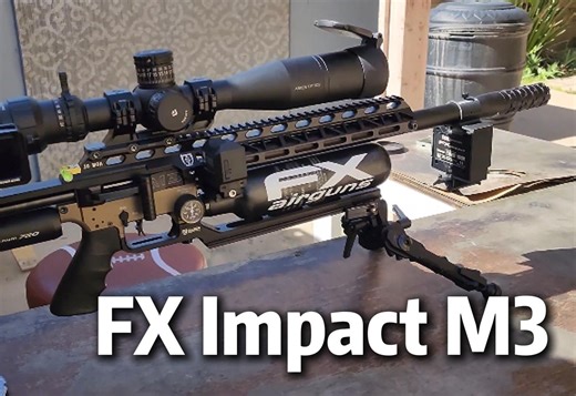点22口径FX Impact M3弹速测试，达到惊人的1000英尺每秒