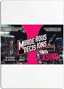 Murder at The Casino 6-14 Player Murder Mystery Dinner Party Game