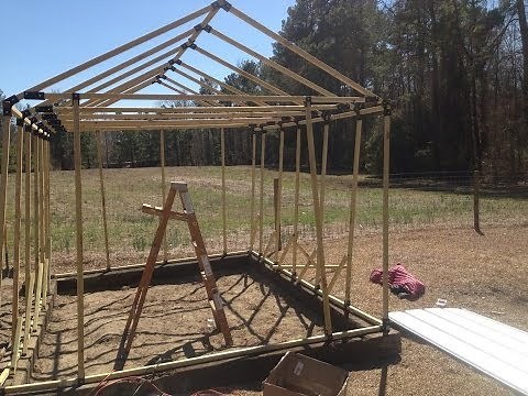 Building My Own Greenhouse using the EZ Frames Kit Part 1