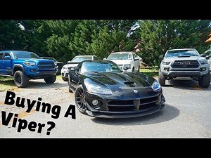 What It's Like DRIVNG the DODGE VIPER: Start UP, Exhaust, Test Drive and Review