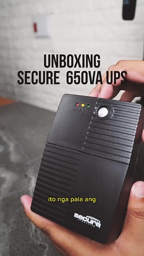 Uninterruptible Power Supply? Check this Secure 650va UPS#powersupply #upspowersupply #uninterruptiblepowersupply #secureups #secure #electronics #workstationsetup #computers