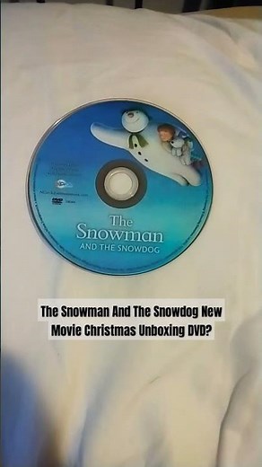 The Snowman And The Snowdog Christmas And New Movie Unboxing DVD? ⛄❄️☃️🎅🎄🐕🐶💿