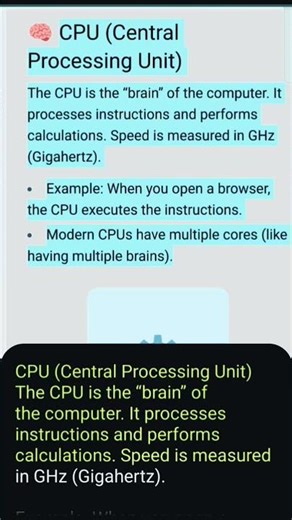 basic definition of computer CPU