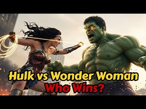 Wonder Woman Vs Hulk | Epic Superpower Battles