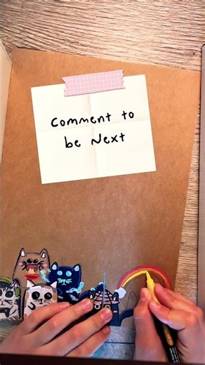 Drawing my subs day 2 #cat #art #comment #sub to be Next #viral