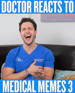 Medical memes are a great way to get a laugh whether or not you are part of the medical community. I think that they are incredibly relatable as you can catch the humor even as a patient. I will say that some of the memes can be dark and if taken out of context can even seem offensive BUT we need to understand that this is medical satire. Being able to laugh at ourselves and our troubles is a healthy habit to practice. | Doctor Mike