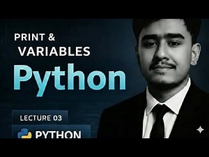 Learn Python Print Statement & Variables in Just 8 Minutes