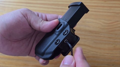 2 Pack Universal Horizontal Mag Carrier OWB Carry Magazine Holster Fits: 9mm/.40 Single Stack,for Right & Left Hand Ambidextrous Concealed Carry