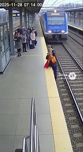 Heroic Railway Worker Stops Train to Rescue Puppy