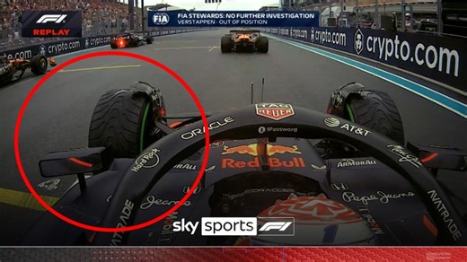 Miami Grand Prix: Was Max Verstappen out of position? | David Croft left surprised no penalty given