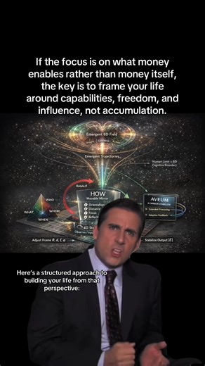 Define What “Can Do” Means #Money is a tool. Ask yourself: Do I want #time #freedom (control over my schedule) Creative freedom? (ability to build, explore, innovate) Impact? (changing systems, helping others, shaping culture) Security? (protection from vulnerability or emergencies) Each answer guides the way you use money, not just earn it. 2. Build Income That Scales Your Ability Instead of treating income as the goal: Focus on earning streams that amplify what you can do. Examples: Entreprene