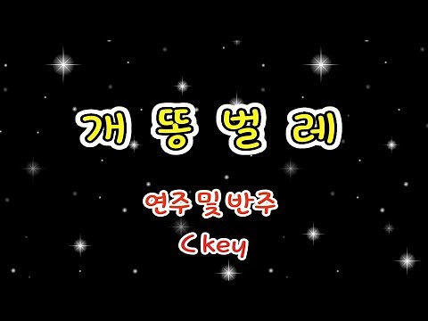 개똥벌레(신형원) 하모니카 연주