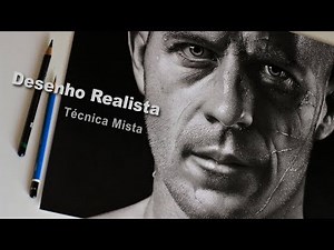 Desenho Realista a Lápis - Técnica mista