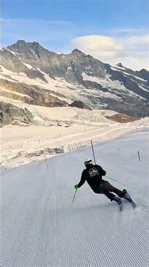 Juan Alba former Ski zenit coach SL run ion Saas-Fee