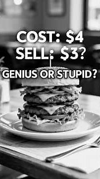 Lose $1 to make $3000? The burger math that made him RICH.