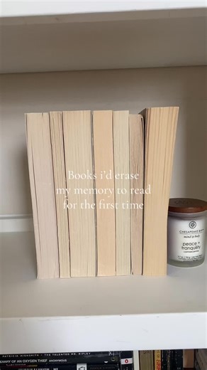 Books I'd Erase My Memory to Read Again