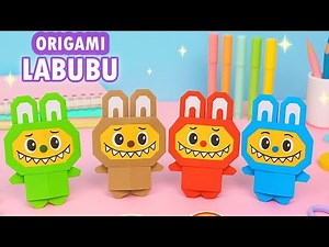 Origami Cute Labubu | How to make a paper Labubu Step by Step Tutorial