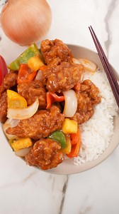 This is how I make my Sweet and Sour Chicken exactly like takeout! The crispy chicken is perfectly fried and tossed in a stir fry of peppers and onions with that classic sweet and tangy sauce! Comment “CJ Recipe” for the full recipe with all of my KEY tips sent straight to your inbox -make sure DMs are open! https://cjeatsrecipes.com/sweet-and-sour-chicken/ #cjeatsrecipes #sweetandsourchicken #chicken #chinesefood #easyrecipes | CJ Eats