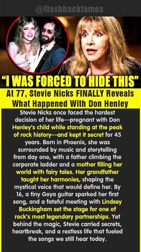 At 77, Stevie Nicks FINALLY Reveals What Happened With Don Henley #shorts