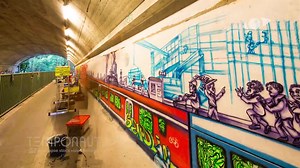 延时摄影_街头涂鸦