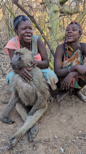 @my_africa_culture on Instagram: "Bushmen Woman Catching baboon #culture"